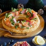 Couronne feuilletée au saumon fumé