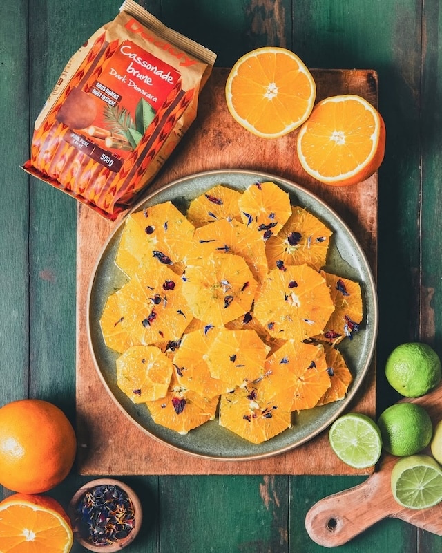 recette de Salade d’oranges au Dark Demerara