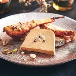 Foie gras au Gewurztraminer et poires