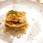 Millefeuille à l’huile d’olive et cèpes