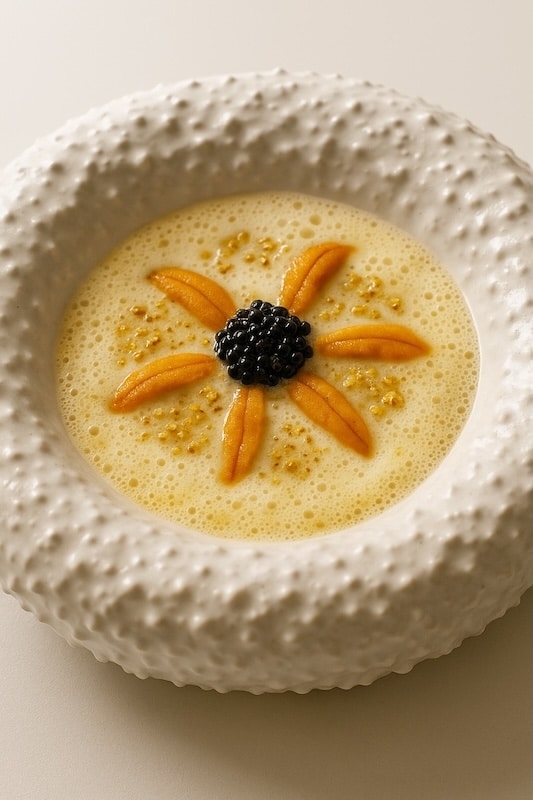 recette de Royale de Saint-Jacques et oursins