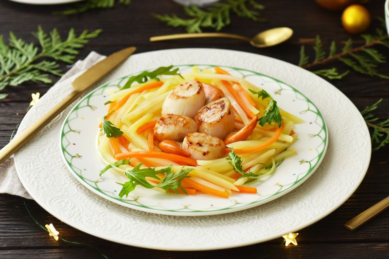 Julienne de pommes de terre