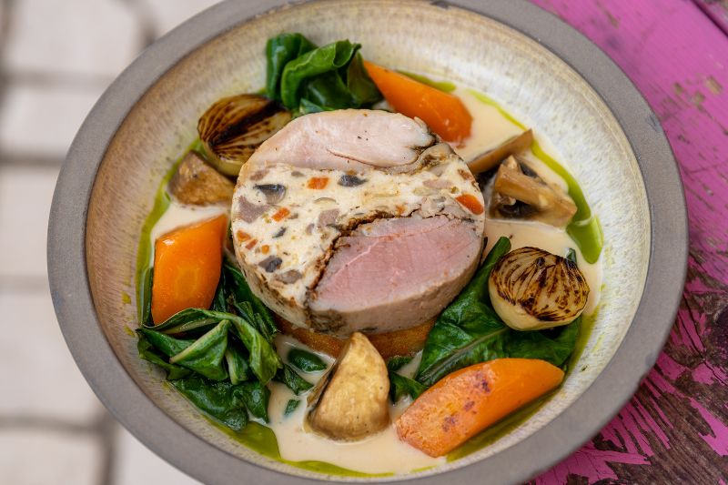 Marbré de canard pintade