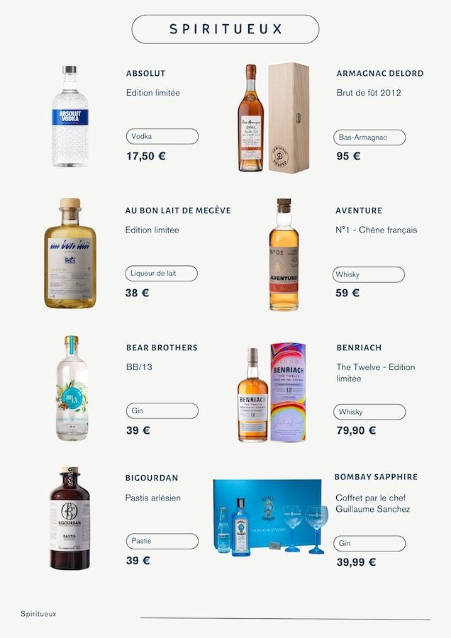 Les spiritueux de Noël 2025