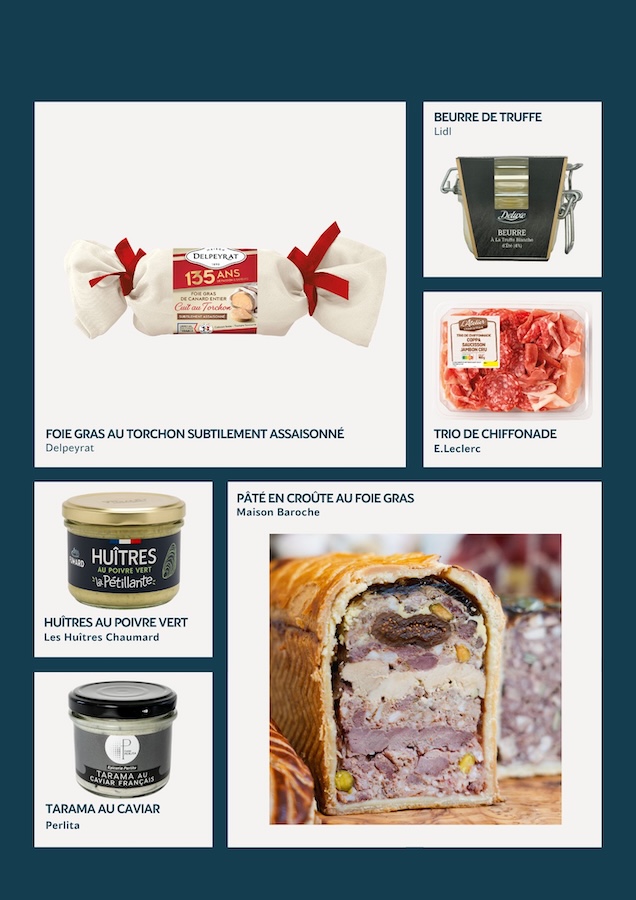 Apéritif dinatoire de Noël