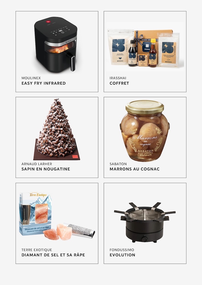 Les cadeaux gourmands de Noël 2025
