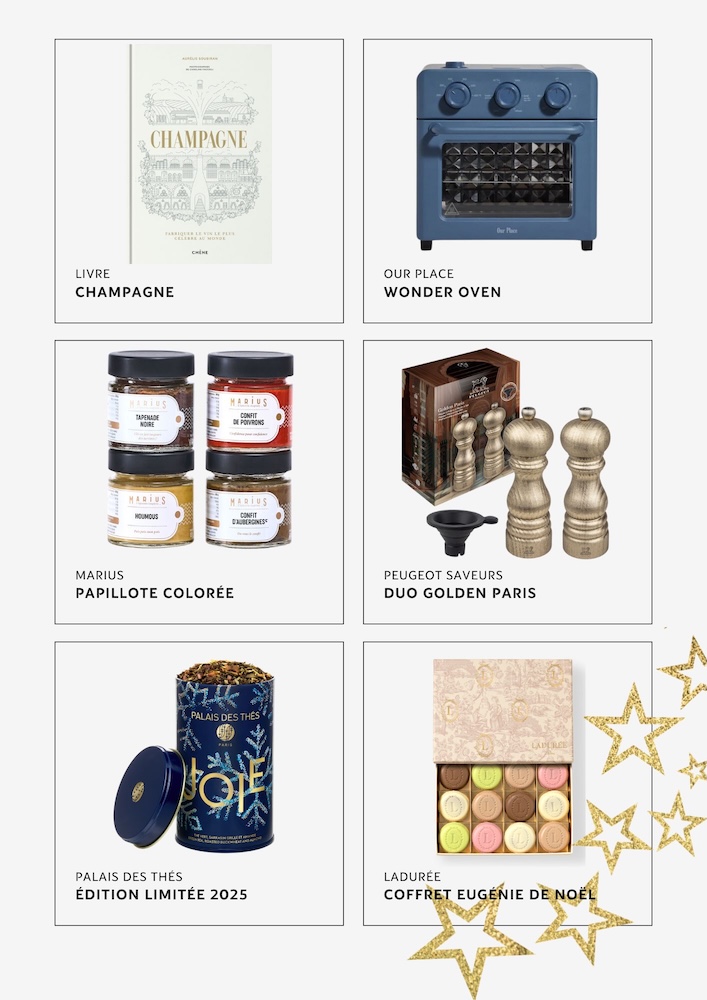 Les cadeaux gourmands de Noël 2025