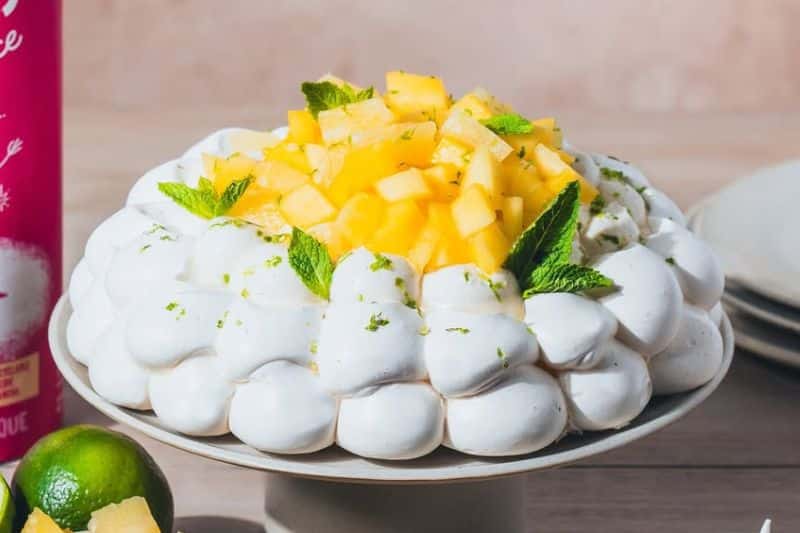 Pavlova mangue ananas