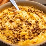 Purée de carottes au Comté et noisettes