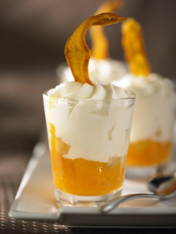 recette de Verrines de chèvre frais aux carottes