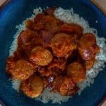 Rougail saucisse au Cari Créole