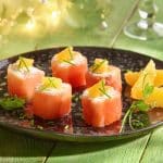 Roulés au saumon fumé à l’orange