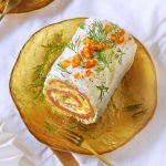 Roulés de saumon au fromage et à la mangue