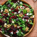 Salade de chou frisé aux betteraves