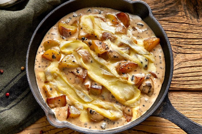 Tartiflette à la crème de truffe d’hiver