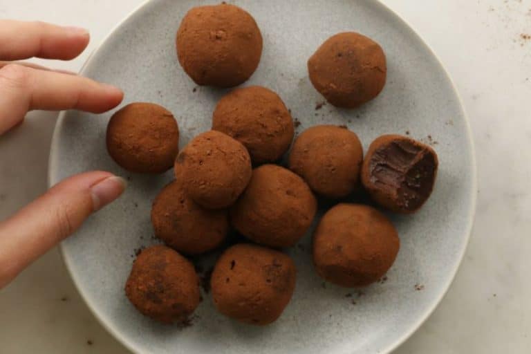 Truffes maison au chocolat