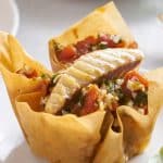 Tulipes de filo et maquereau