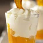 Verrines de chèvre frais aux carottes