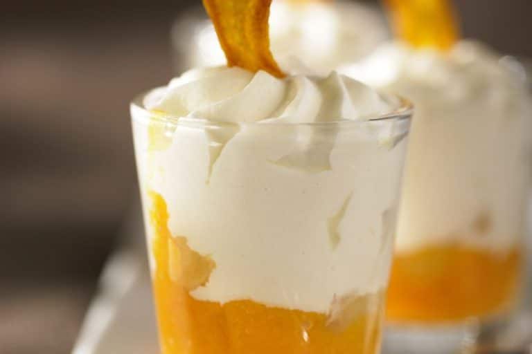 Verrines de chèvre frais aux carottes
