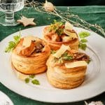 Vol-au-vent à la dinde et à la béchamel