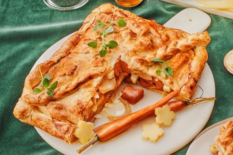 Wellington de légumes d’hiver rôtis