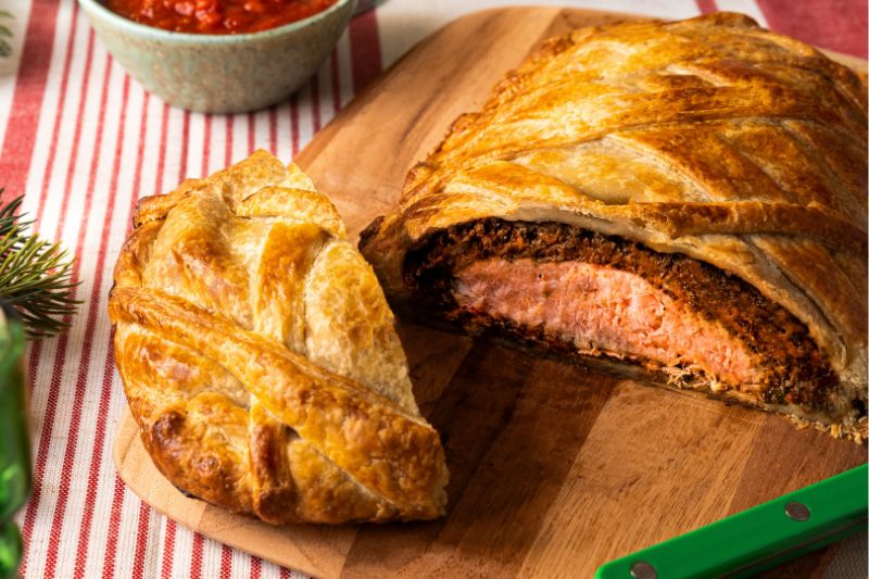 Saumon Wellington à la tomate