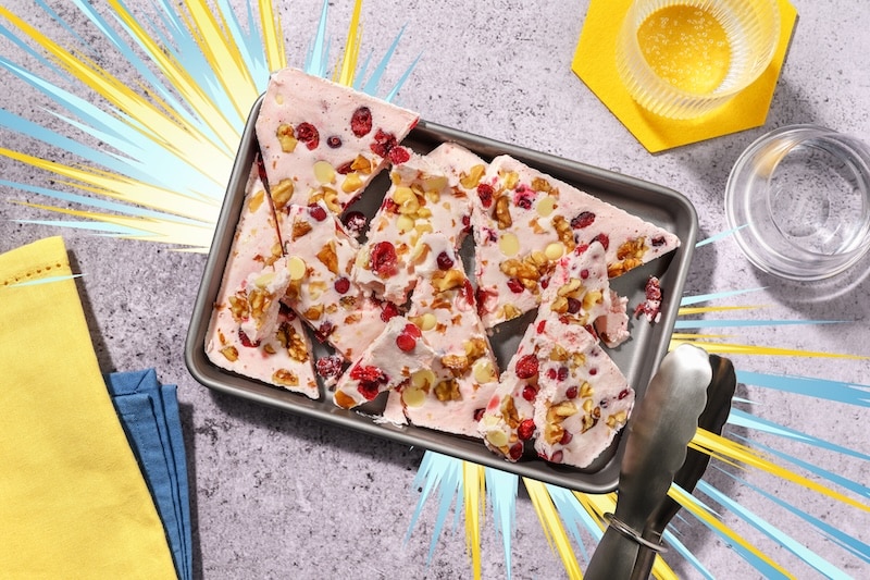 recette de Brisures glacées au yaourt à la grecque