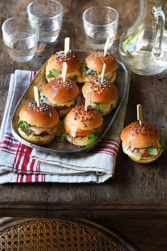 recette de Duo de mini burgers