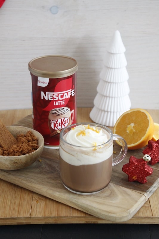 Latte chantilly zeste orange