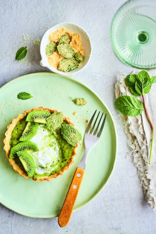 recette de Tartelettes kiwi citron vert