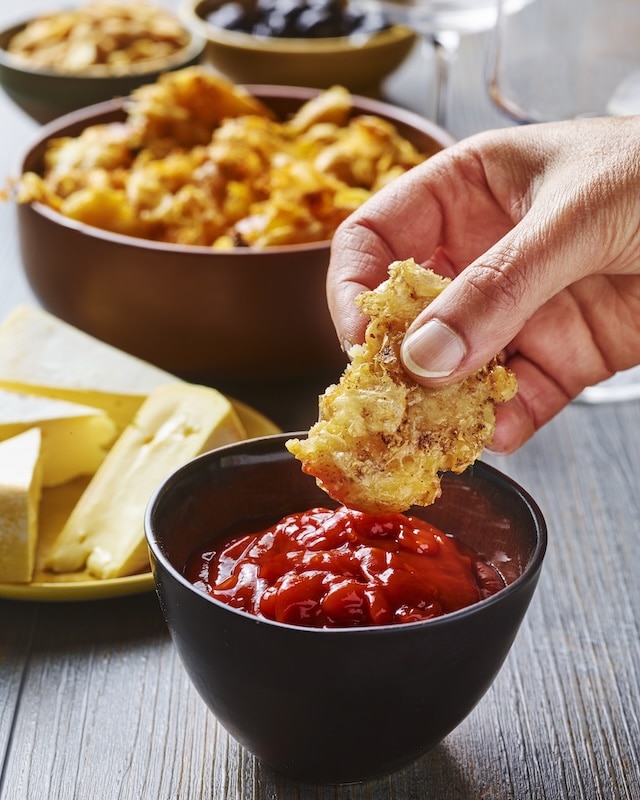 recette de Smashed potatoes au Reblochon