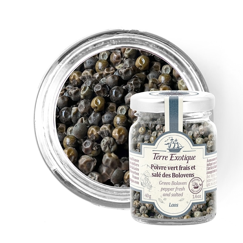 poivre vert frais des Bolovens