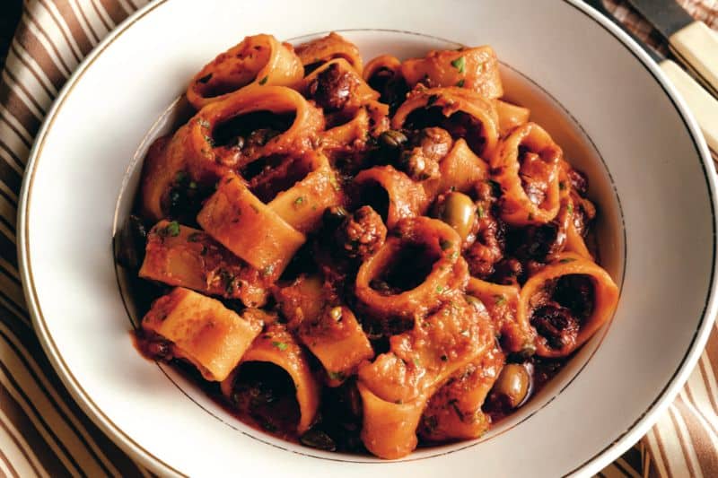 Calamarata alla puttanesca