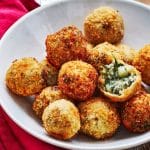 Boulettes de pommes de terre et épinards