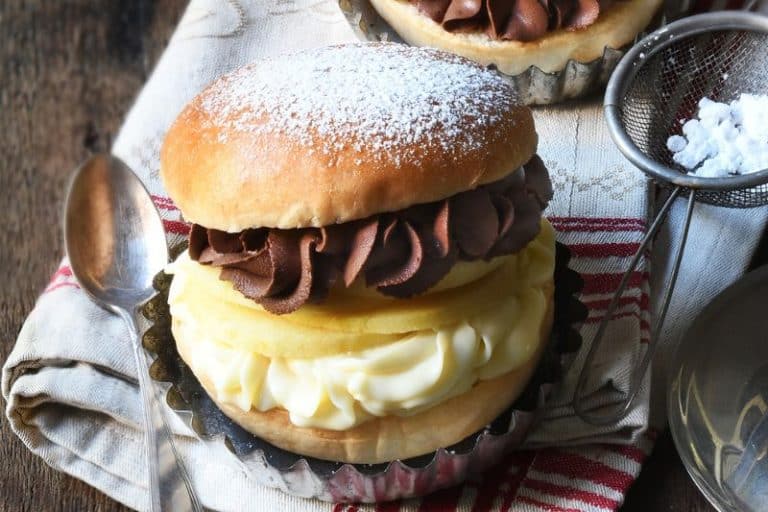 Burger aux pommes et ganaches