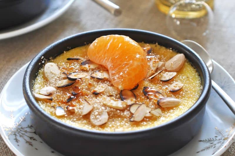 Crème brûlée aux clémentines