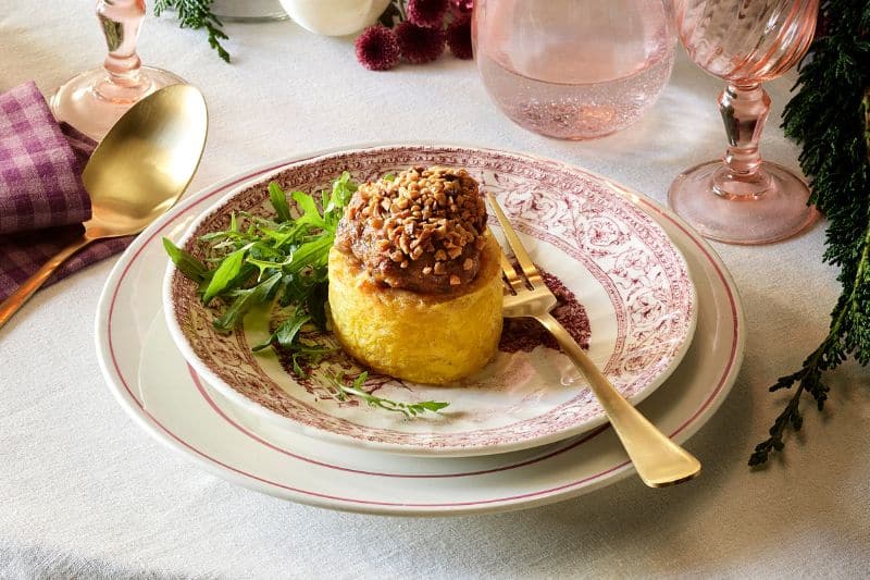 Délices de pomme de terre aux cèpes