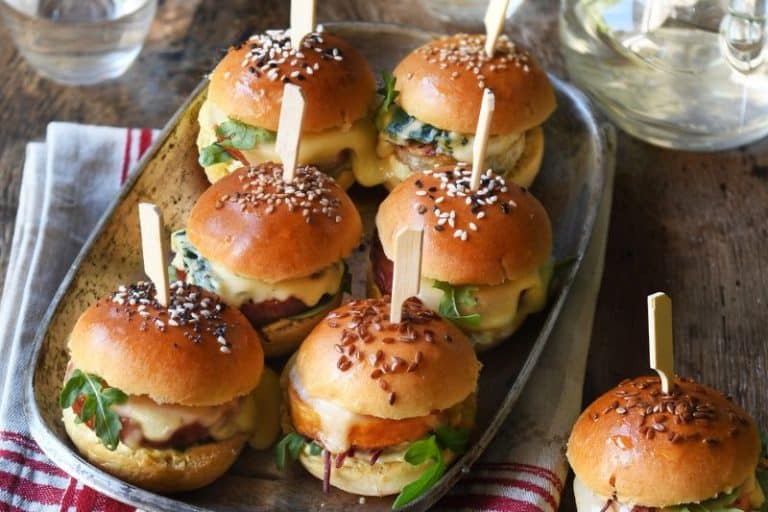Duo de mini burgers