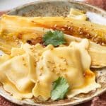 Grandes ravioles au saumon fumé