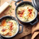 Gratin de patates douces au Cheddar