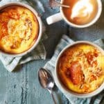 Petit gratin de pomelo au crumble