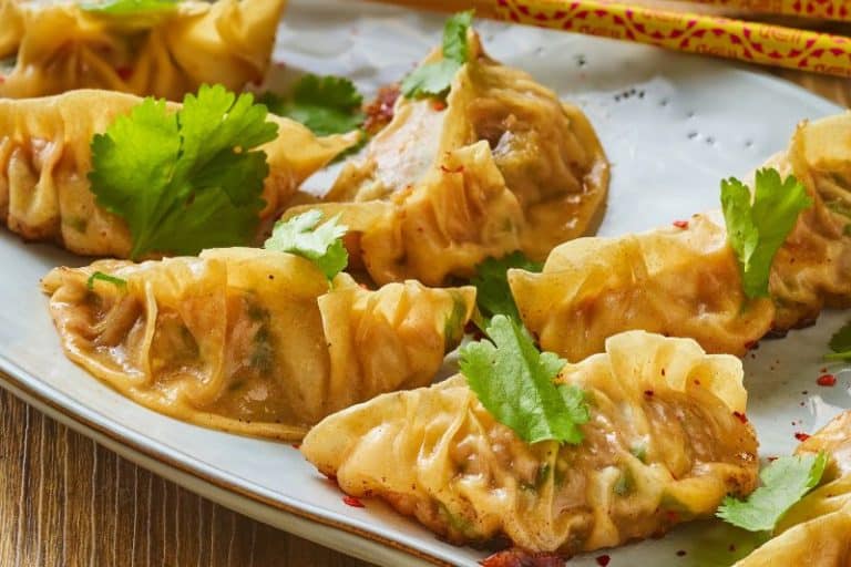 Gyozas au Reblochon et au porc