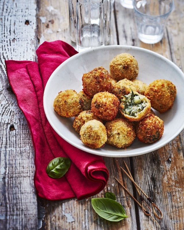recette de Boulettes de pommes de terre et épinards