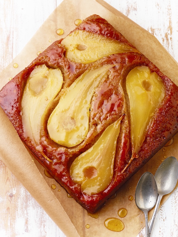 recette de Gâteau renversé aux poires