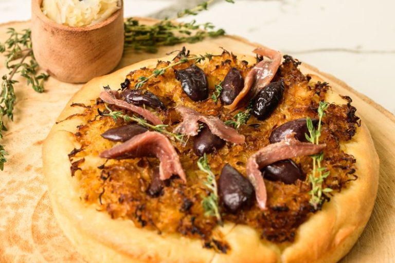 Pissaladière à la choucroute cuisinée