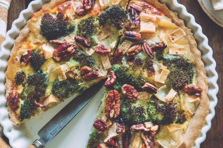 Quiche au Reblochon et aux brocolis