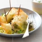 Roulés croustillants de poulet au Comté