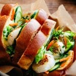 Rolls de Saint-Jacques de la baie