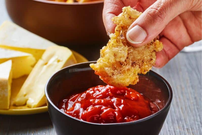 Smashed potatoes au Reblochon