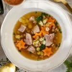 Soupe de volaille à la sauce soja